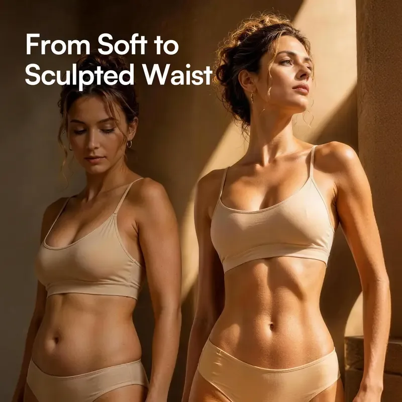 From soft to sculpted waist